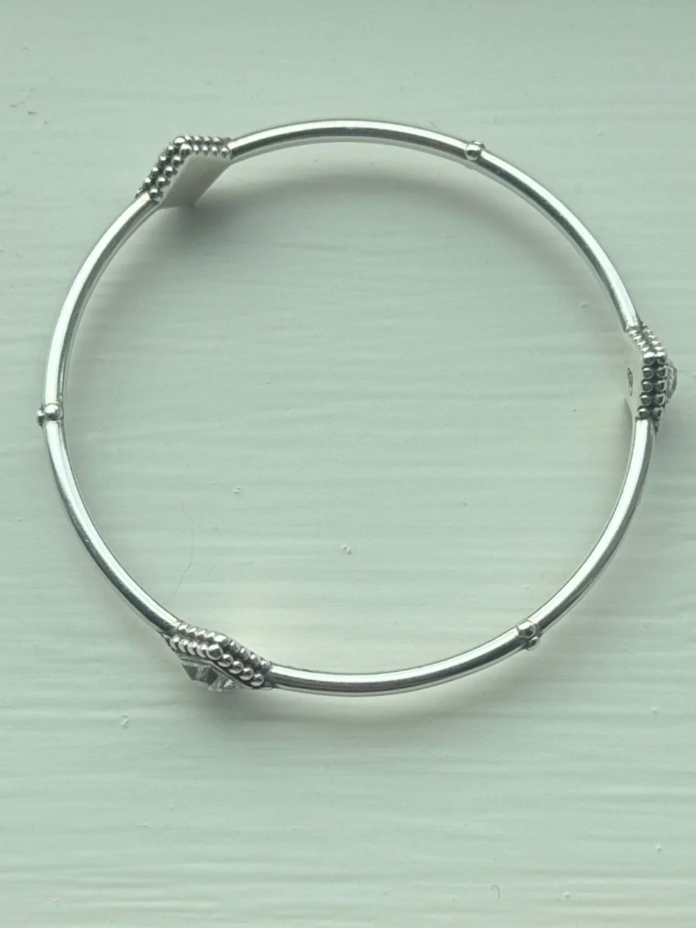 Brighton Women’s Silver Twinkle Trio Bangle OS EUC Worn Once